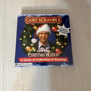 New Card Scramble "christmas vacation" board game